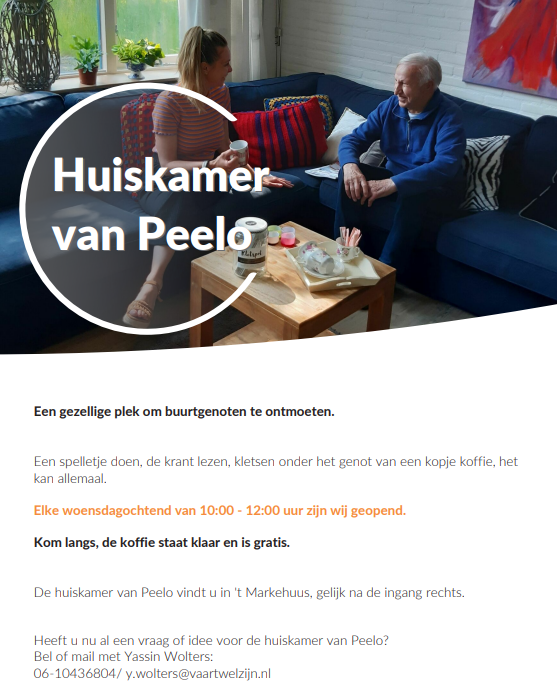 Vaste Activiteiten Wijkcentrum Peelo 4900