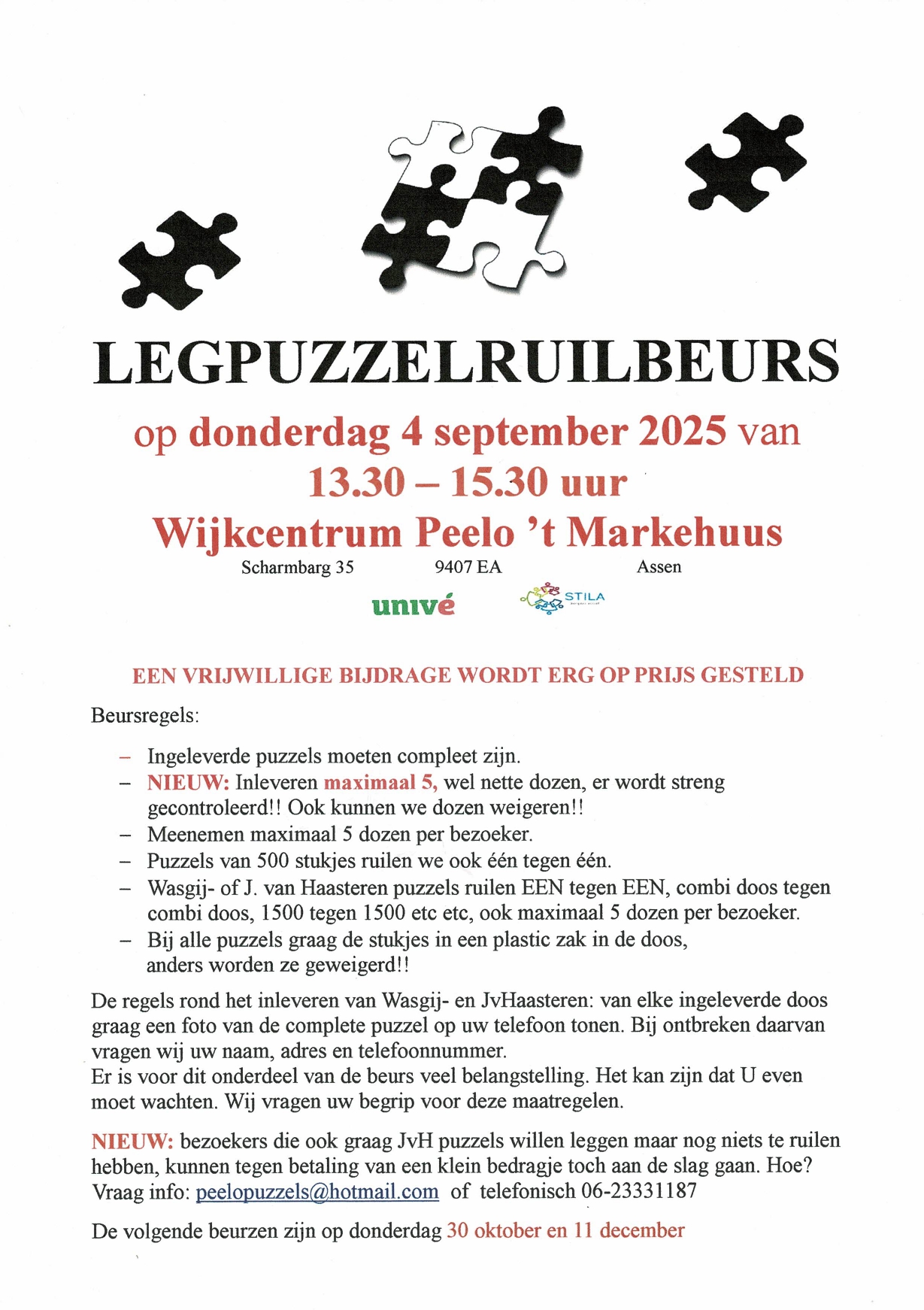 Legpuzzelruilbeurs