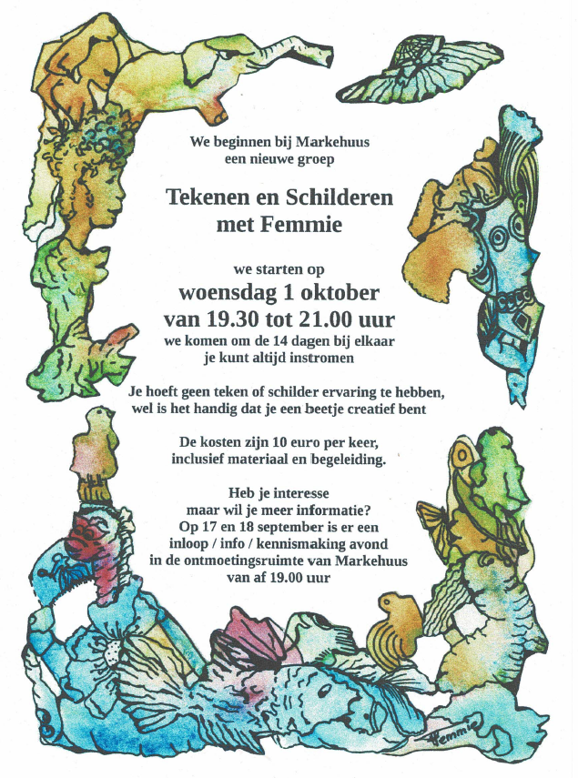 Tekenen en schilderen met Femmie