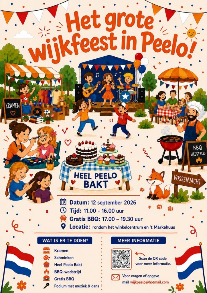Poster wijkfeest 2026