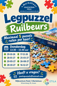 Legpuzzel ruilbeurs